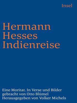 cover image of Hermann Hesses Indienreise